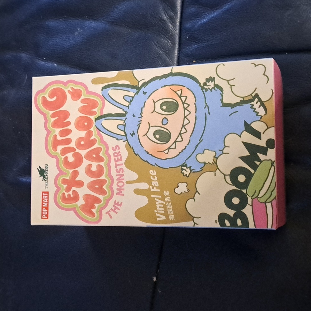 AUTHENTIC POP MART THE MONSTER EXCITING MACARON LABUBU VINYL FACE Sealed Mystery